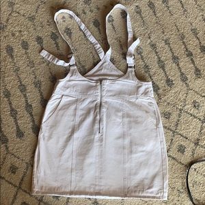 White Skirt Overalls